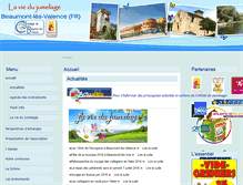 Tablet Screenshot of jumelage-beaumontlesvalence.org